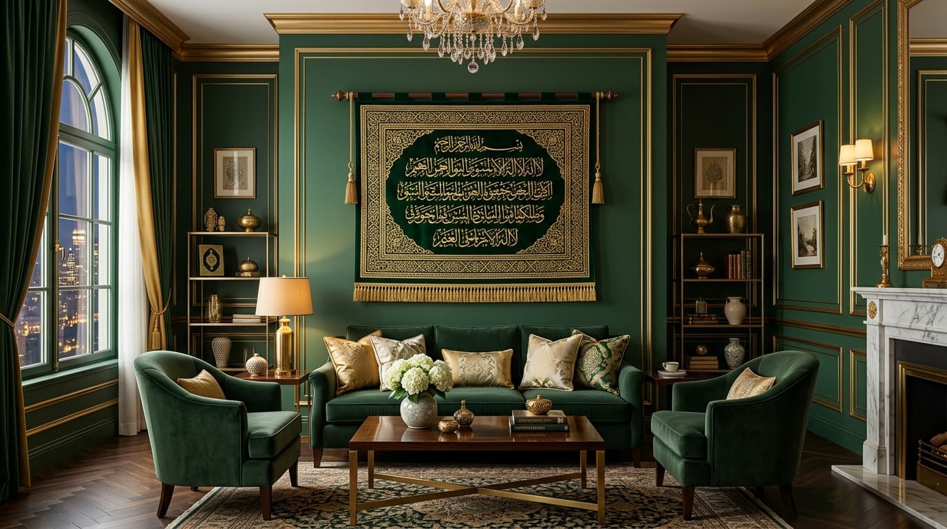 Royal Islamic Living Room Banner